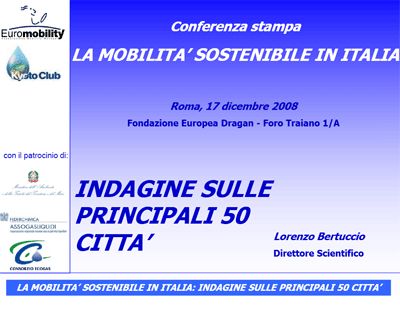 Roma. Va a Parma il podio della città più "eco-mobile" d' Italia: un tpl che funziona e importanti innovazioni nel settore della mobilità