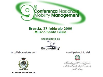 Brescia ospita venerdì la 9^ Conferenza Nazionale Mobility Management