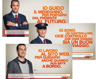 Milano. Atm: sono i dipendenti i testimonial della nuova campagna di comunicazione delL'azienda di trasporti