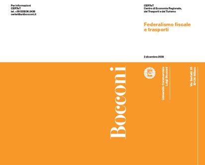 Milano. Federalismo fiscale e trasporti: Federmobilità presenta un documento sulL'applicazione della riforma nel settore dei trasporti