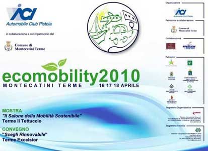 Montecatini Terme. Ecomobility 2010: terza edizione al via venerdì