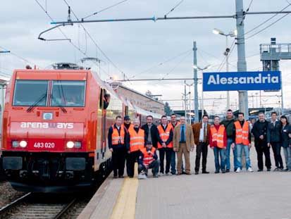 Torino. Debutto ufficiale per Arenaways, da settembre in concorrenza con Trenitalia, sulla tratta Torino-Milano