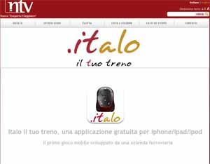 Roma. Ntv: Italo diventa anche un gioco per iPhone, iPad e iPod