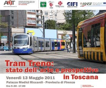 Firenze. Tram-treno: stato delL'arte e prospettive in Toscana