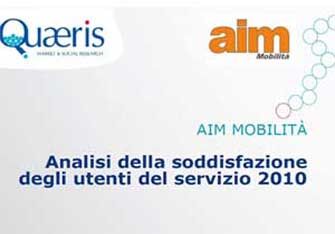 Vicenza. AIM Mobilità: presentata l’analisi del gradimento dei servizi