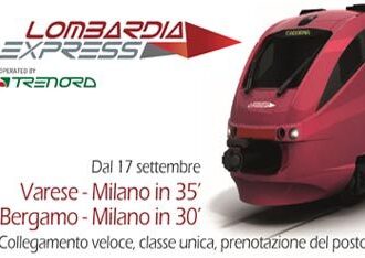 Milano. Lombardia Express: da Varese a Milano in 35 minuti