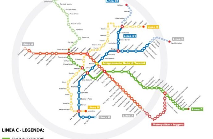 Roma e l’epopea Linea C, a giugno il primo tratto