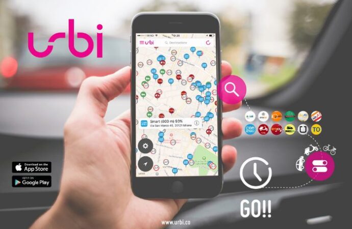 La app Urbi per gestire la mobilità condivisa