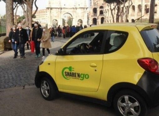 Roma: arrivano 400 auto elettriche Share’ngo
