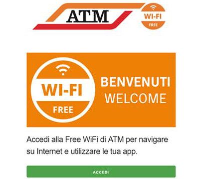 Milano: Atm, free Wifi in metropolitana