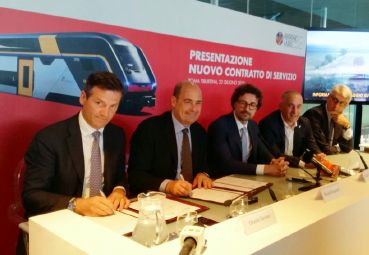 Regione Lazio: firmato il contratto di servizio con Trenitalia