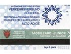 BOLZANO. TORNANO CON MOBILCARD E EVENTCARD LE OFFERTE PRESENTATE DALLA PROVINCIA PER IL TPL