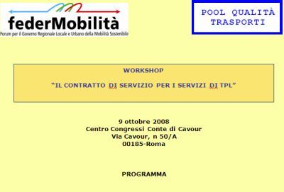 Roma. “Il contratto di servizio per i servizi di tpl”: domani al Centro Congressi Conte di Cavour