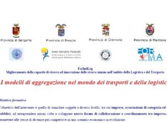 Cremona. "I modelli di aggregazione nel mondo dei trasporti e della logistica": domani worshop