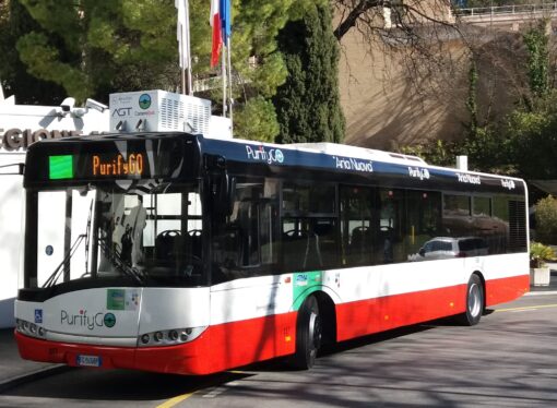 Marche: al via i mezzi “mangia smog”