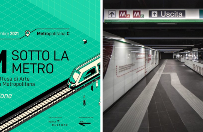 Roma: Atac, l’arte digitale torna protagonista nella metro C