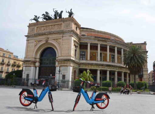 Palermo: Dott amplia il servizio, dopo i monopattini arrivano 500 e-bike