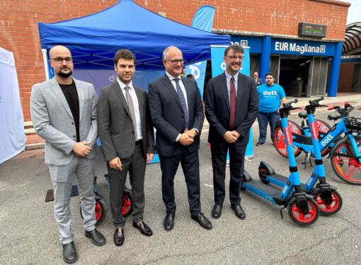 Roma: Dott, inaugurato il nuovo servizio di monopattini in sharing