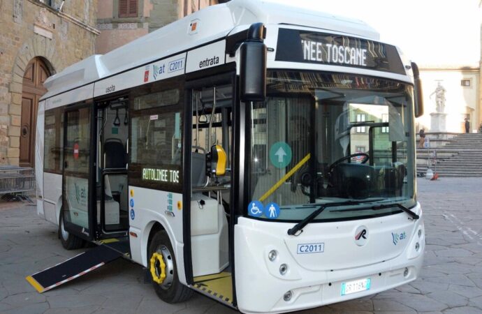Arezzo: nuovi bus elettrici di Autolinee Toscane