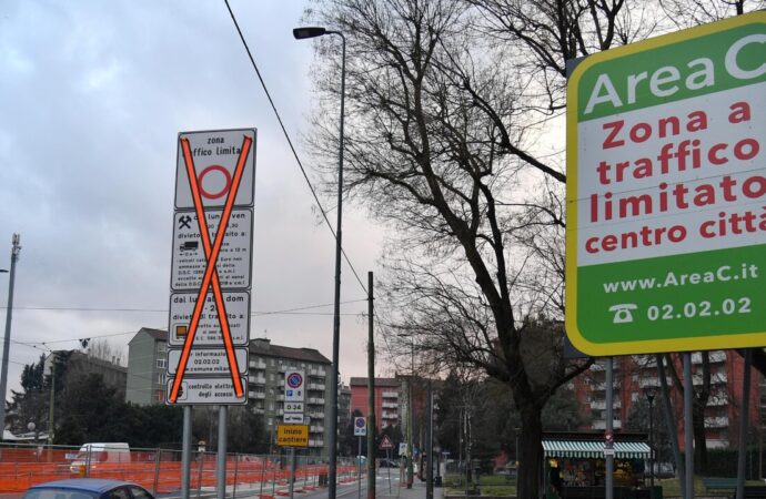 Milano: Area B e C, anche a marzo calano gli ingressi
