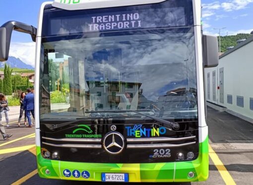 Trento: in servizio i primi autobus elettrici di Trentino Trasporti