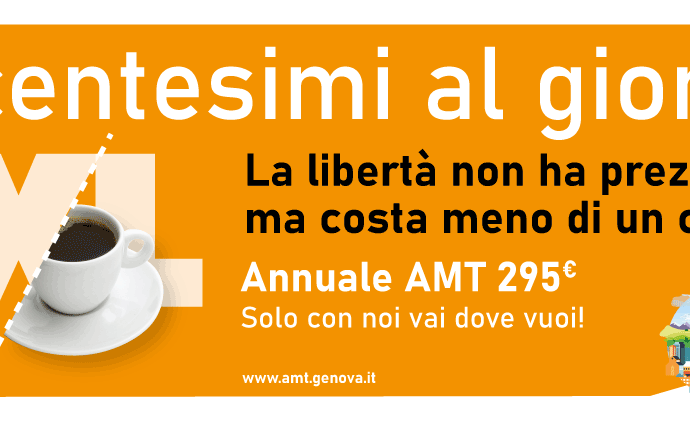 Genova: AMT lancia la nuova Campagna Abbonamenti Annuali