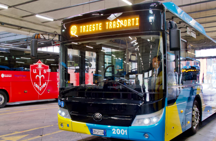 Trieste: da oggi in servizio i 13 nuovi autobus elettrici